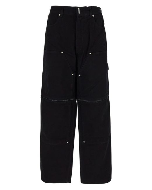 Givenchy Black Hybrid Trouser for men