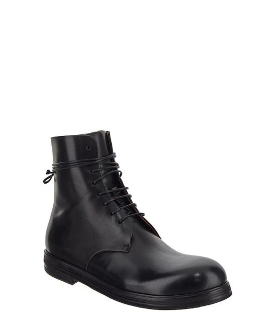 Marsèll Black Zucca Zeppa Ankle Boots for men