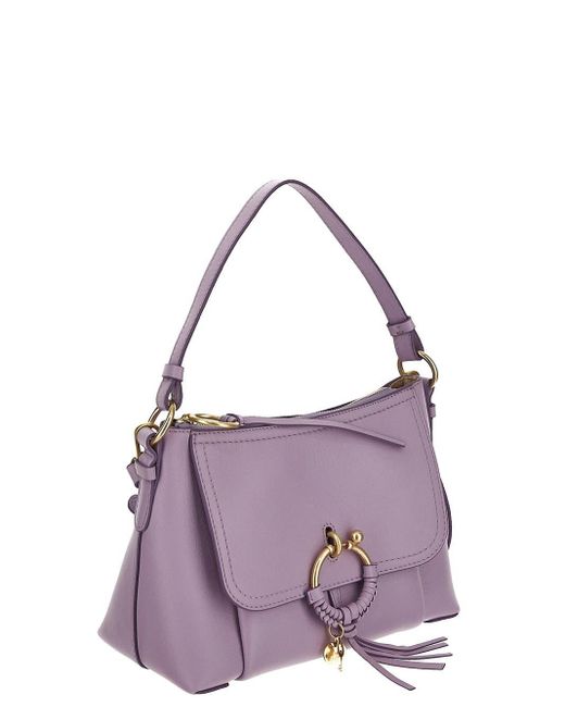 See By Chloé Purple Mini Joan Crossbody Bag