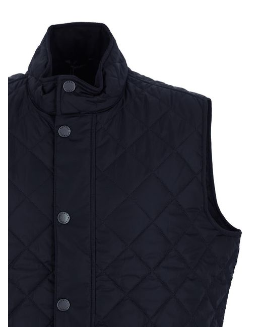 Barbour Blue New Lowerdale Gilet for men