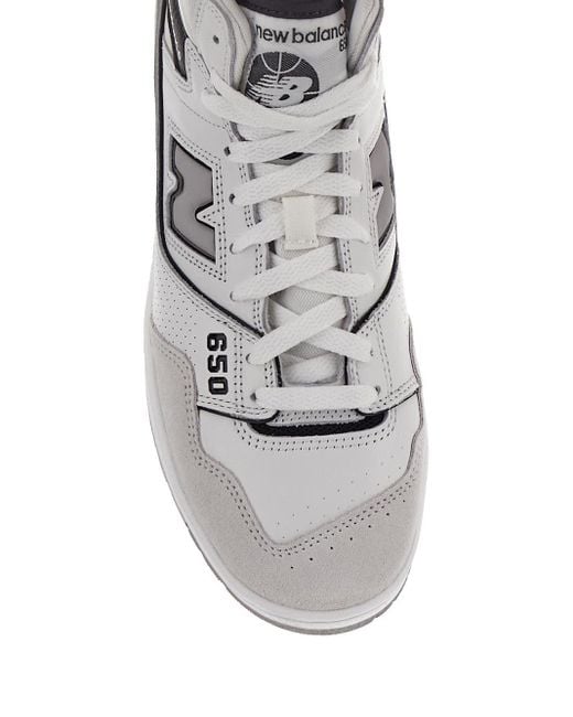 New Balance 650 Hightop Sneakers in White Lyst