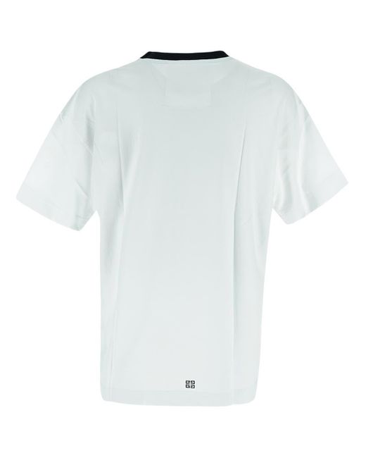 Givenchy White Logo T-shirt for men