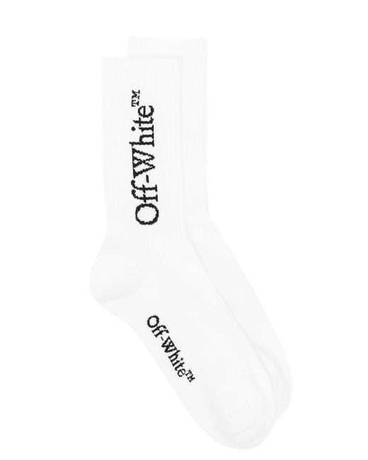 Off-White c/o Virgil Abloh White Logo Sock for men