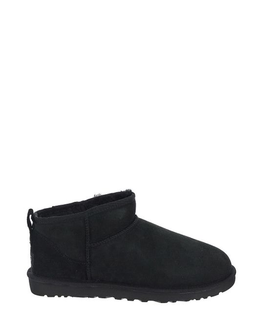 Ugg Black Classic Ultra Mini Boo for men