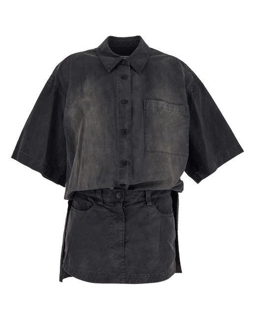 Alexander Wang Black Shirt Dress