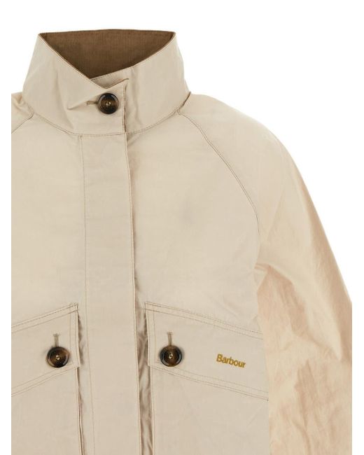 Barbour Natural Crowdon Showerproof Jacket