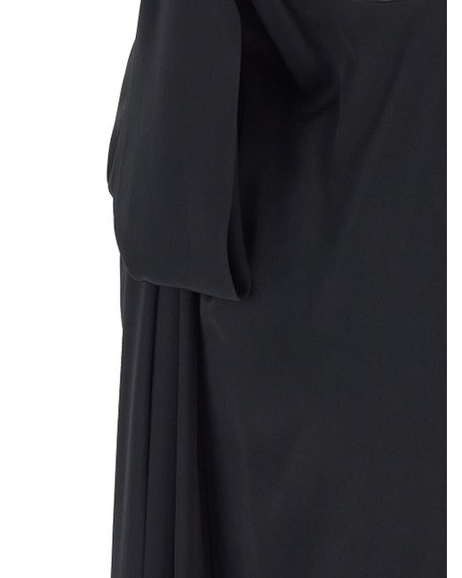 Saint Laurent Blue Black Dress