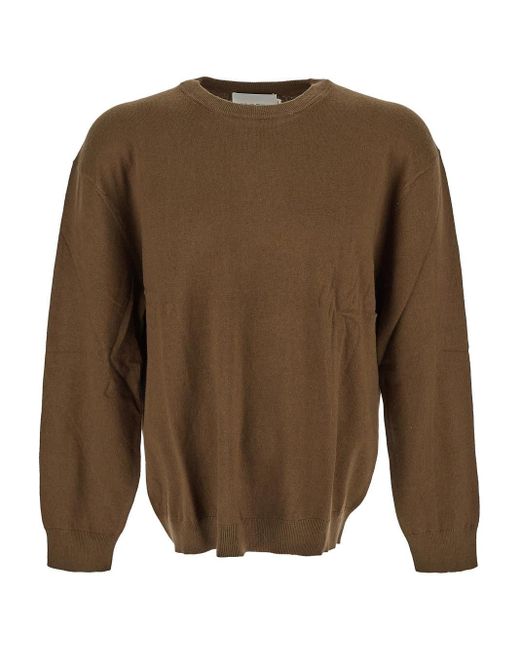 Closed Brown Cotton Knitwear for men