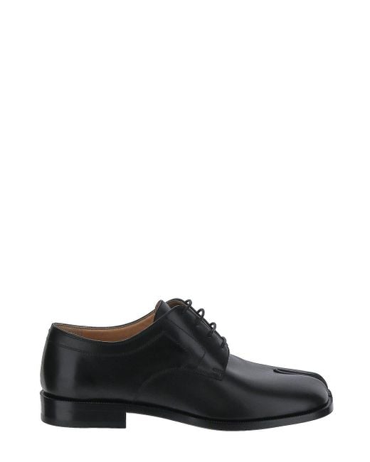 Maison Margiela Black Derby Tabi Shoe for men