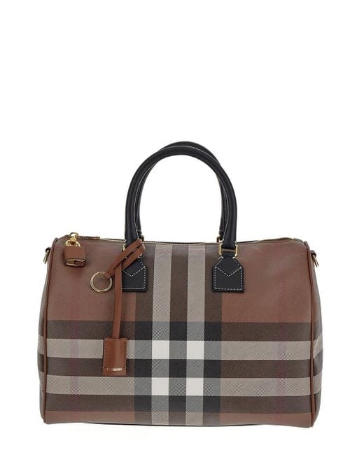 Burberry Bowling Bag in Brown Lyst