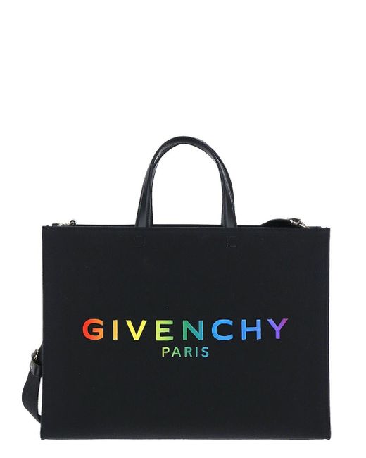 Givenchy Medium G Tote Bag In 4g Coated Canvas in Black Lyst