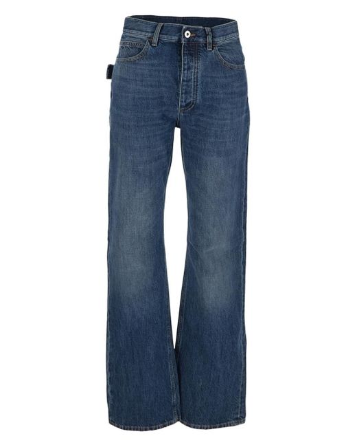 Bottega Veneta Blue High-rise Jeans