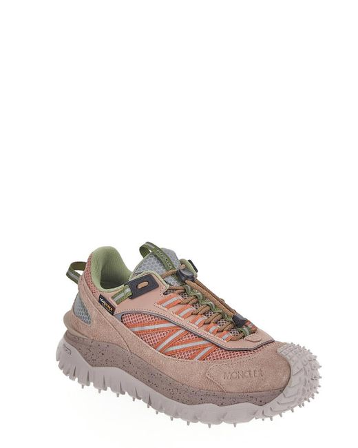Moncler Pink Trailgrip Sneakers