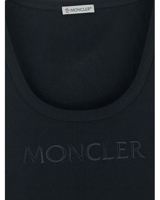 Moncler Black Logo Tank Top