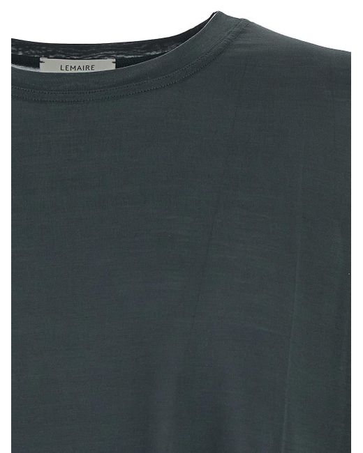 Lemaire Green Essential T-shirt for men