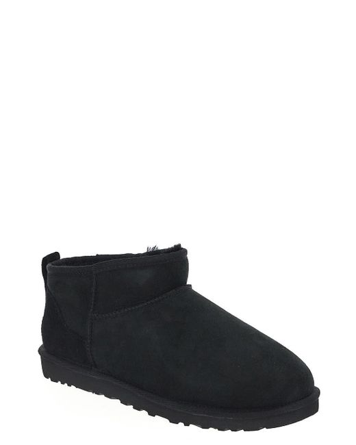 Ugg Black Classic Ultra Mini Boo for men
