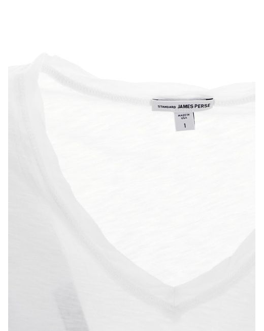 James Perse White T-Shirts And Polos
