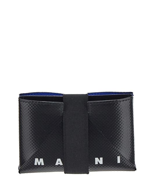 Marni Logo Card Holder in Black for Men | Lyst