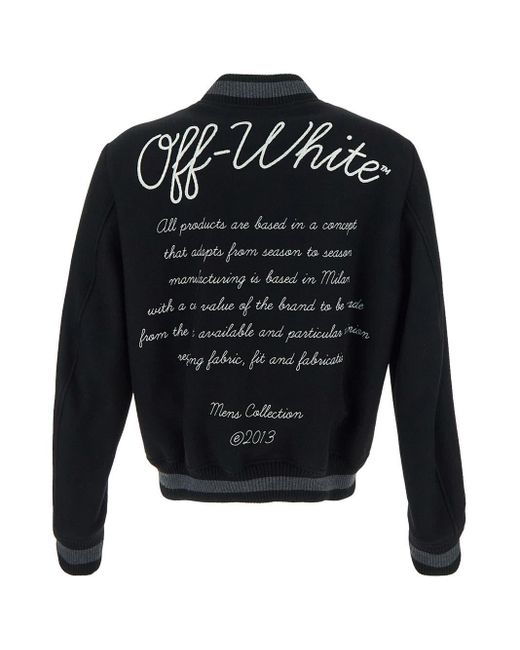 Off-White c/o Virgil Abloh Blue Off- Jackets for men