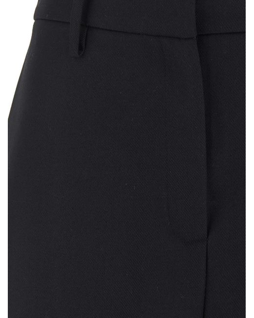 Magda Butrym Black Wool Shorts