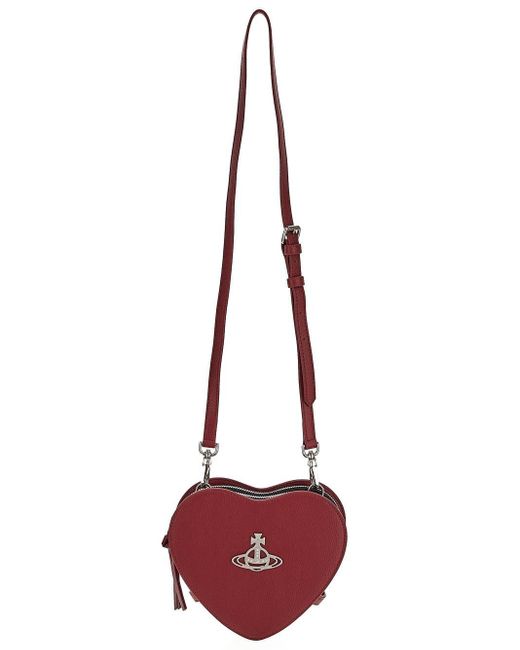 Vivienne Westwood Red Louise Heart Bag