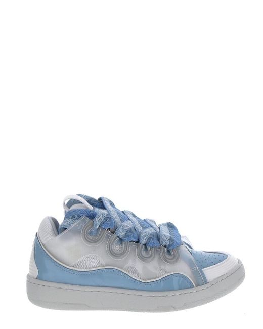 Lanvin Blue Curb Sneakers