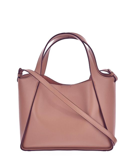 Stella McCartney Pink Logo Crossbody Bag