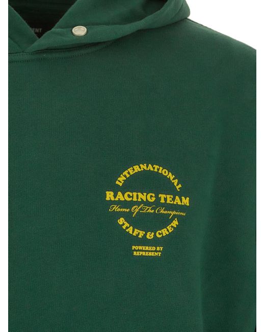 Represent Green Racing Team Hoodie for men