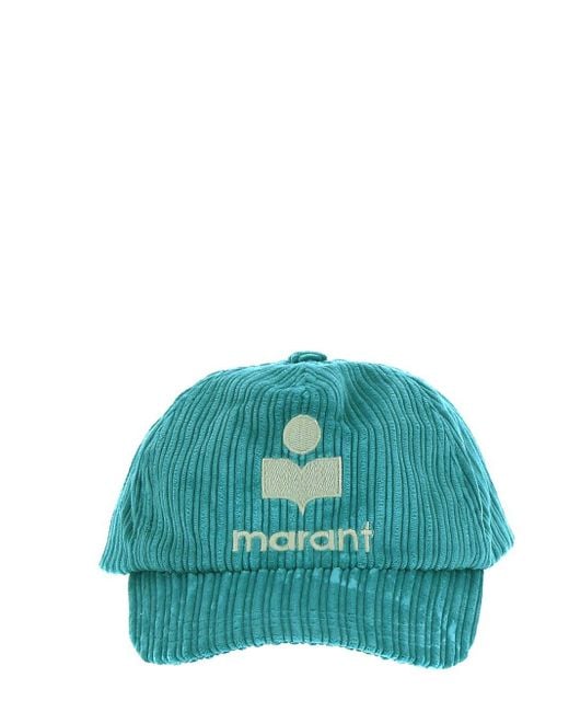 Isabel Marant Green Tyron Baseball Hat