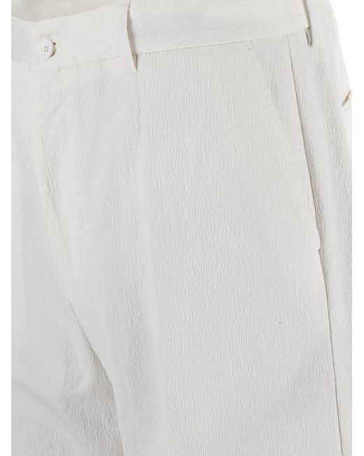 Dolce & Gabbana White Trousers for men