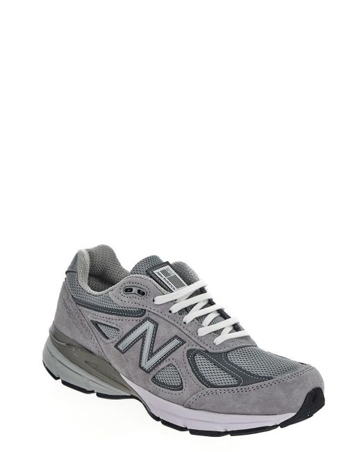 New Balance White 990v4 Sneakers