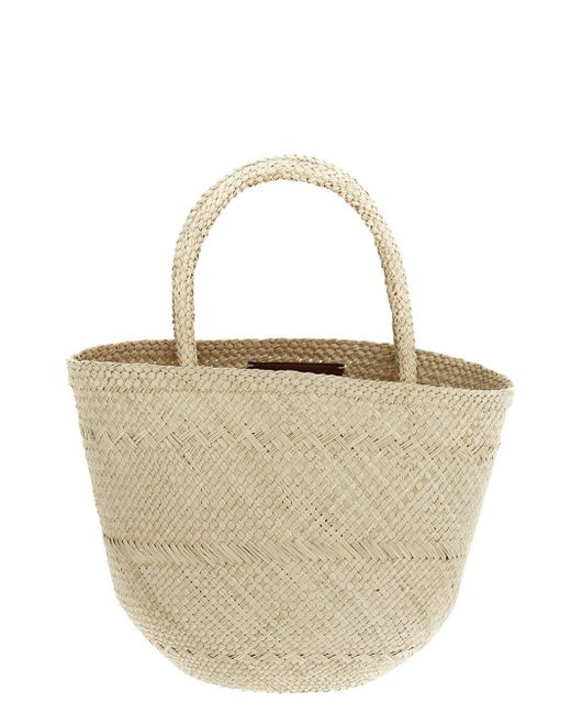 Ulla Johnson White Marta Small Basket Bag