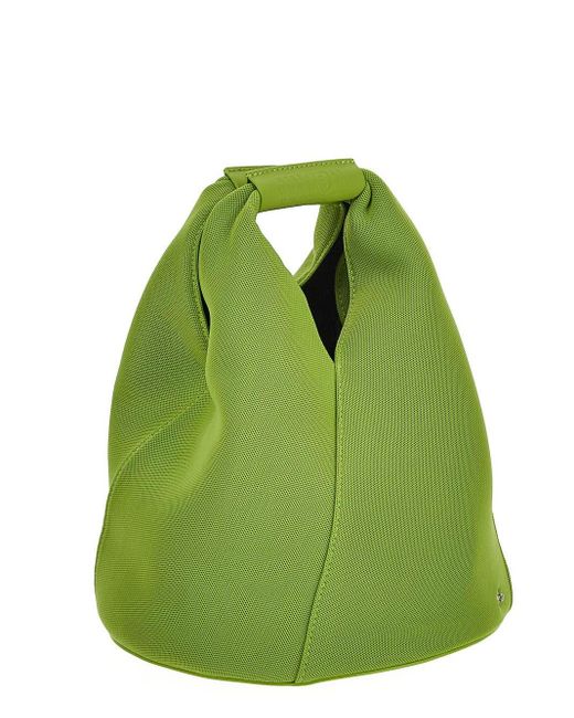 MM6 by Maison Martin Margiela Green Japanese Bucket Handbag
