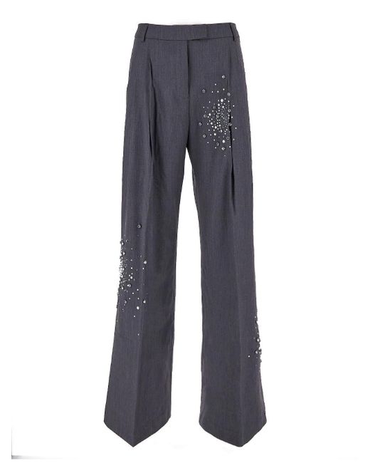 Des Phemmes Blue Wide Suit Pant