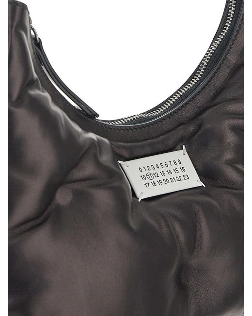 Maison Margiela Black Glam Slam Hobo Small Bag