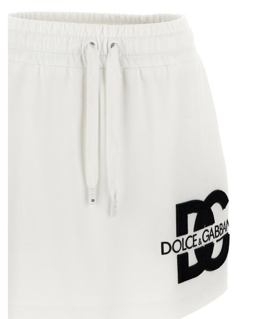 Dolce & Gabbana White Cotton Shorts