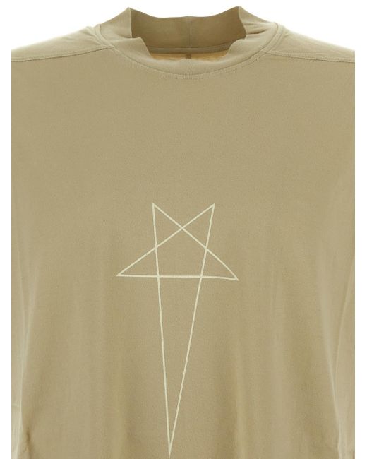 Rick Owens Green Small Level T-shirt for men