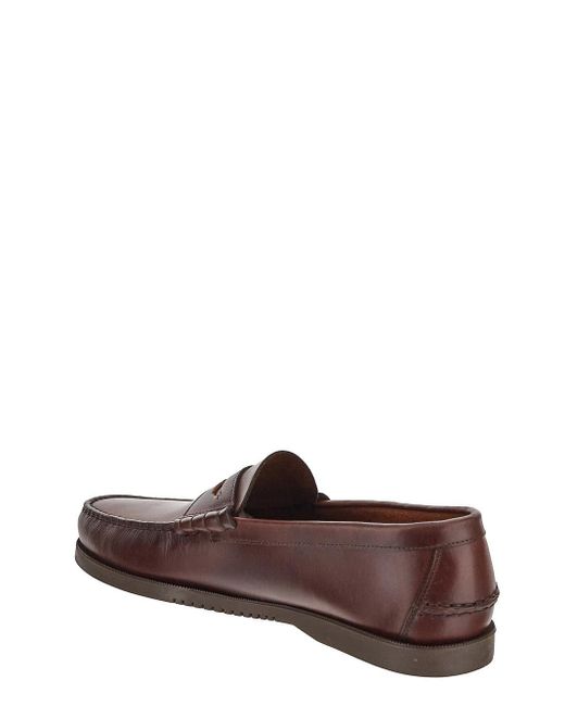 Paraboot Brown Coraux Marine Shoes for men
