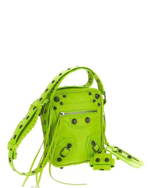 Balenciaga Le Cagole Crossbody Bag in Green for Men Lyst