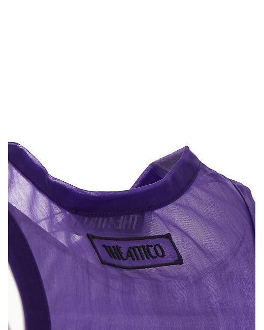 The Attico Purple Tank Top