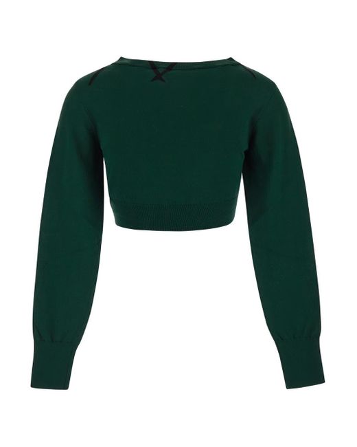 Burberry Green Sweaters