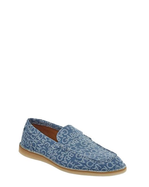 Dolce & Gabbana Blue Denim Shoes for men