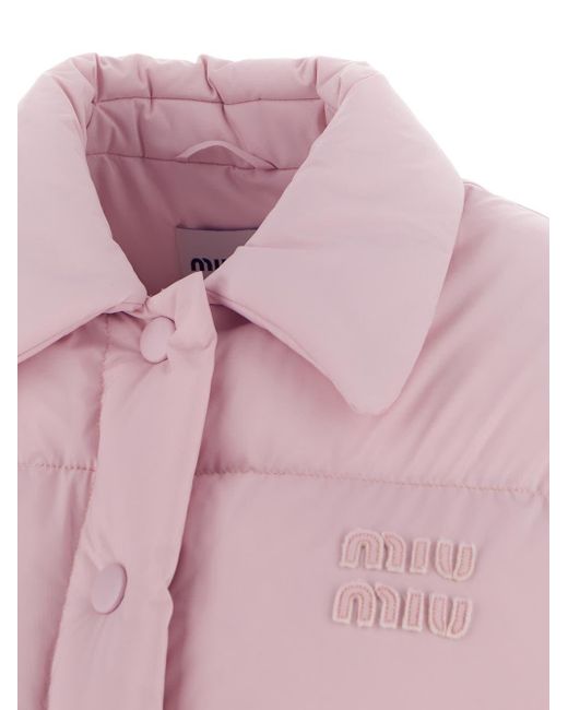 Miu Miu ジャケット（その他） ピンク 2138825A0029 ピンク系 MiuMiu(ミュウミュウ) ジャケット(レディース) - 海外