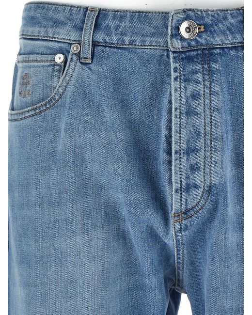Brunello Cucinelli Blue Jeans for men