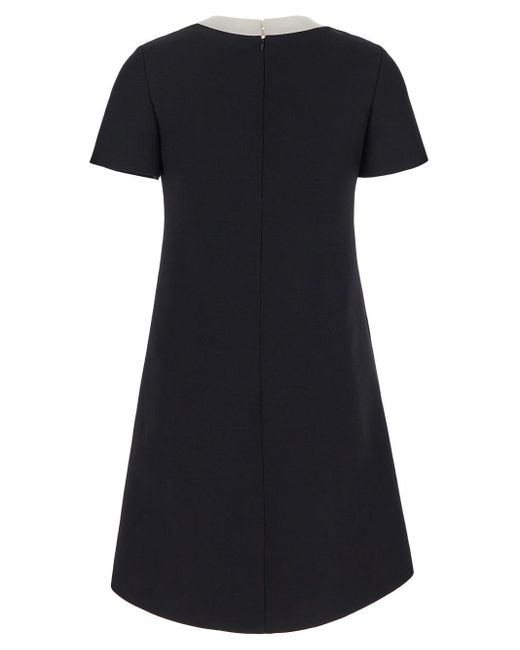 Valentino Black Wool Dress