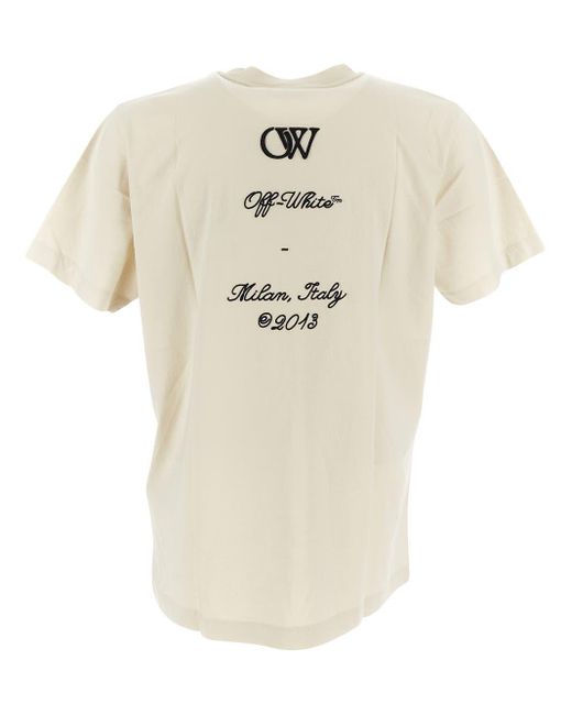 Off-White c/o Virgil Abloh White Logo Slim T-shirt for men