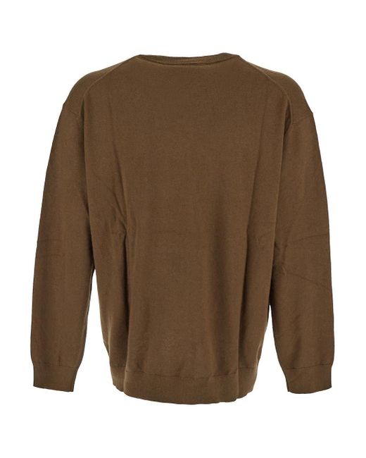 Closed Brown Cotton Knitwear for men