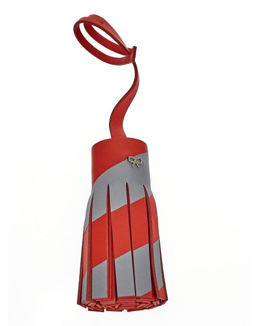 Anya Hindmarch Red Tassel Keychain