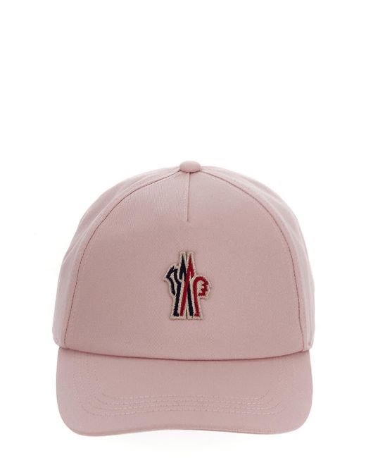 Moncler Pink Logo Cap