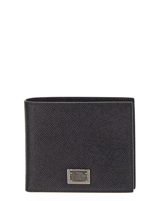Dolce & Gabbana Black Bifold Wallet for men